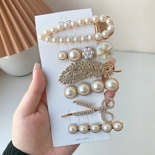 Kẹp tóc hàn quốc, kẹp tóc nữ set 6 chi tiết hàng loại 1 THU YORI