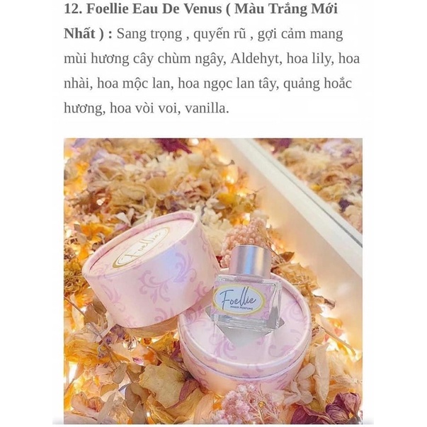 Nước Hoa Vùng Kín Foellie