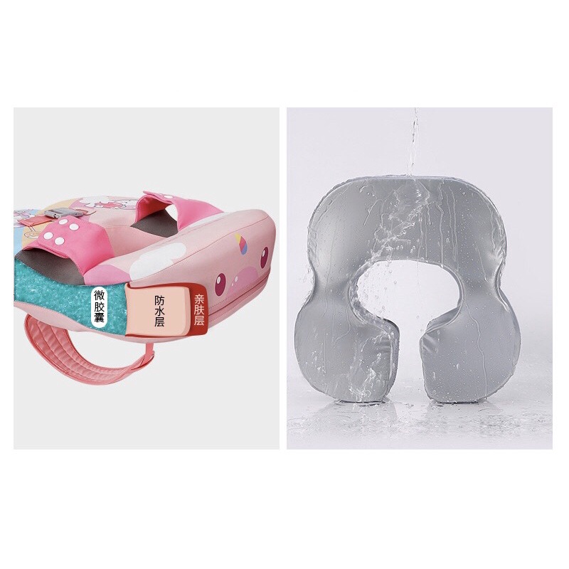 Phao nách không bơm hơi chống lật Mambobaby phao cho bé 3 tháng đến 3 tuổi