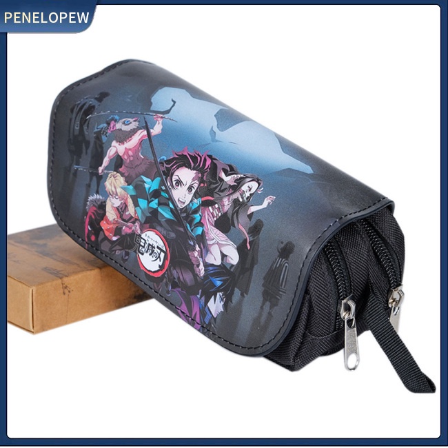 Bóp Viết Da PU Họa Tiết Demon Slayer: Kimetsu no Yaiba Cỡ Lớn