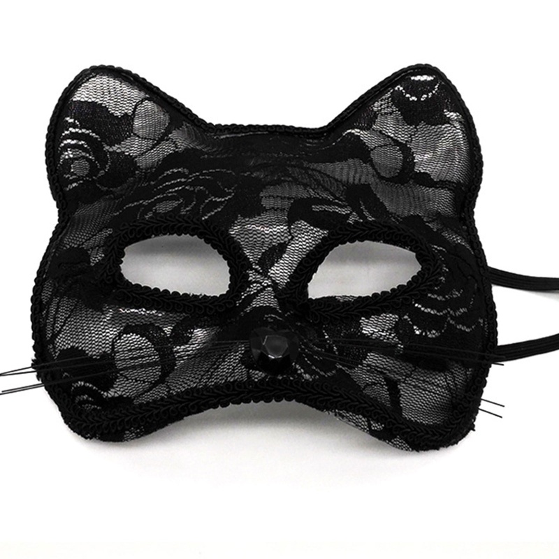 Ha Mặt Nạ Ren Che Mắt Cáo Hóa Trang halloween Cho Mèo / Cáo