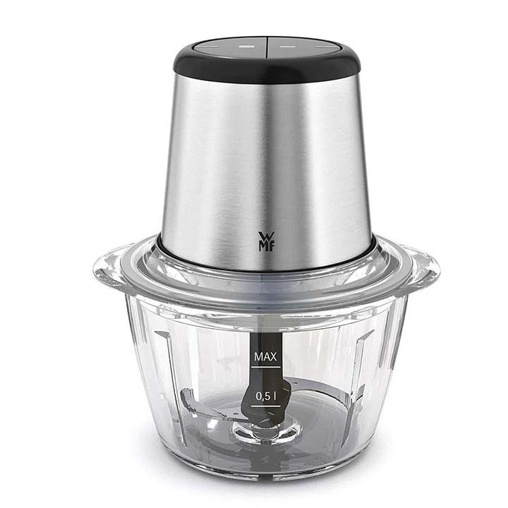 [HCM] Máy Xay Cầm Tay Cối Inox 4 Lưỡi Đa Năng - Máy Xay Sinh Tố Xay Thịt Tỏi Ớt Rau Củ Quả Công suất 250W