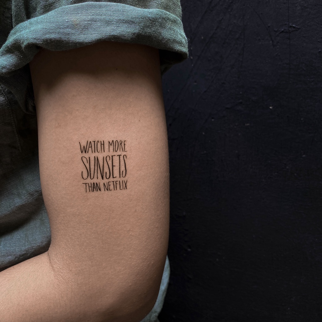 Hình xăm dán tạm thời Tattoodee 7 ngày, xăm trong 1 phút, chống nước 100%