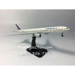 Mô hình máy bay tĩnh Boeing 777-300ER Air France 18cm