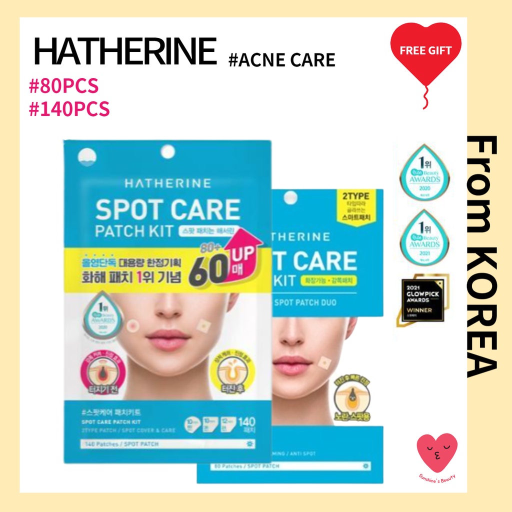 Spot Patch 80/140 chiếc (mỏng và không nhìn thấy) / miếng dán hydrocolloid