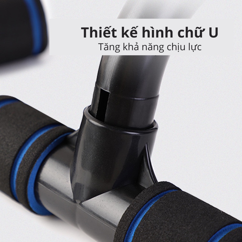 Dụng Cụ Tập Hít Đất Chữ U Push Up Stand Chống Đẩy Chân Thằng Tập Ngực Tập Vai