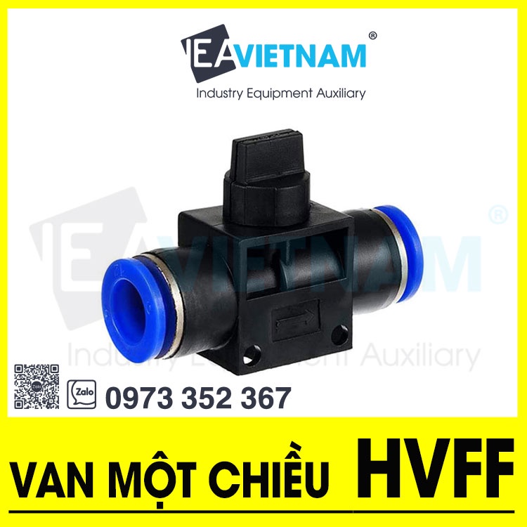 Van khóa khí một chiều HVFF HVFF4 HVFF6 HVFF8 HVFF10 HVFF12 / Van khoa khí 2 đầu ống 4 6 8 10 12 mm