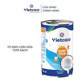 Nước Cốt Dừa Tươi Vietcoco Lon 160g