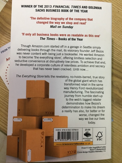 Sách Ngoại văn: The Everything Store: Jeff Bezos And The Age Of Amazon (Paperback)