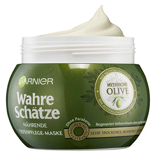 Kem Ủ Tóc Garnier Wahre Schatze Mythische Olive Cho Tóc Khô & Xơ