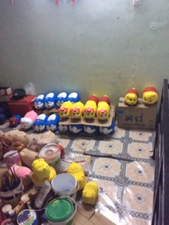Heo đất handmade Gấu pool size M-L-xl