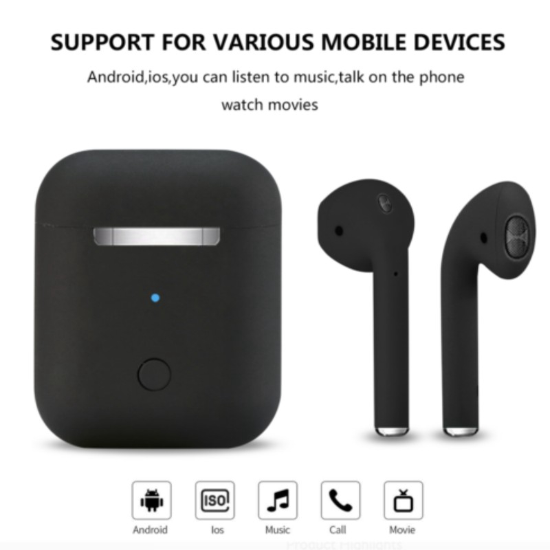 Tai nghe bluetooth airpods 5.0 i12 TWS độc đáo tiện dụng