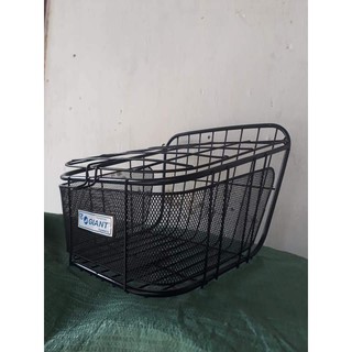 Giỏ sắt xe đạp điện mini có nắp/ lắp cho nhiều loại xe điện xe 2 yên, 133, milan, gogo,..