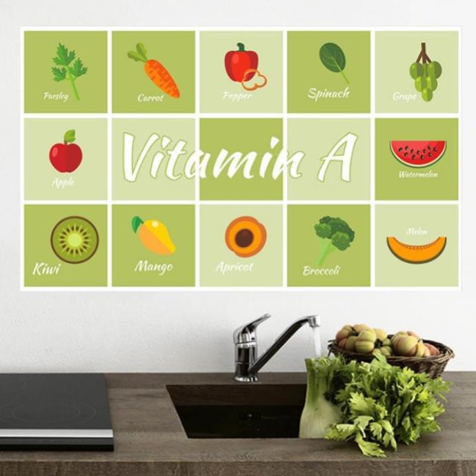 Giấy dán tường nhà bếp miếng dán bếp chống bắn dầu mỡ chịu nhiệt cao MS2459