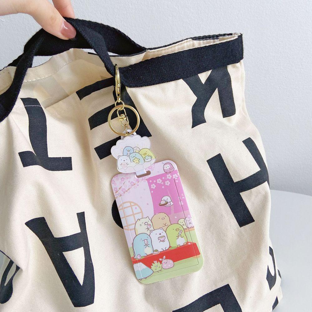 Móc Khóa Đựng Thẻ Họa Tiết Hoạt Hình Gấu Duffy Dễ Thương