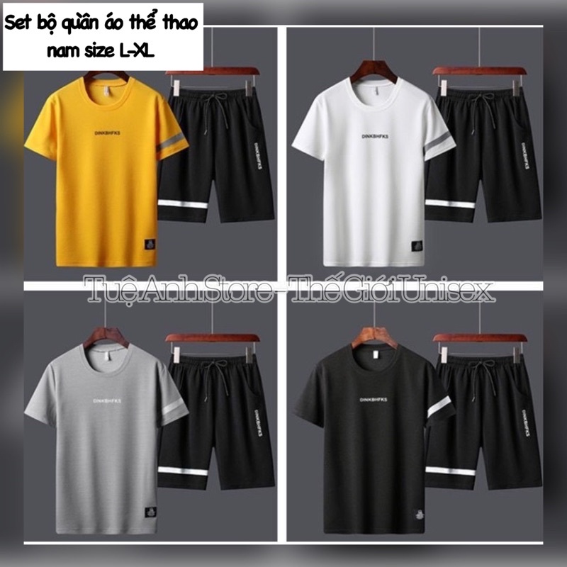 Set Bộ Quần Áo Thể Thao Nam Thun Lưới Mè trẻ trung năng động - Ảnh Chụp Thật TUEANHSTORE - Thế Giới Unisex