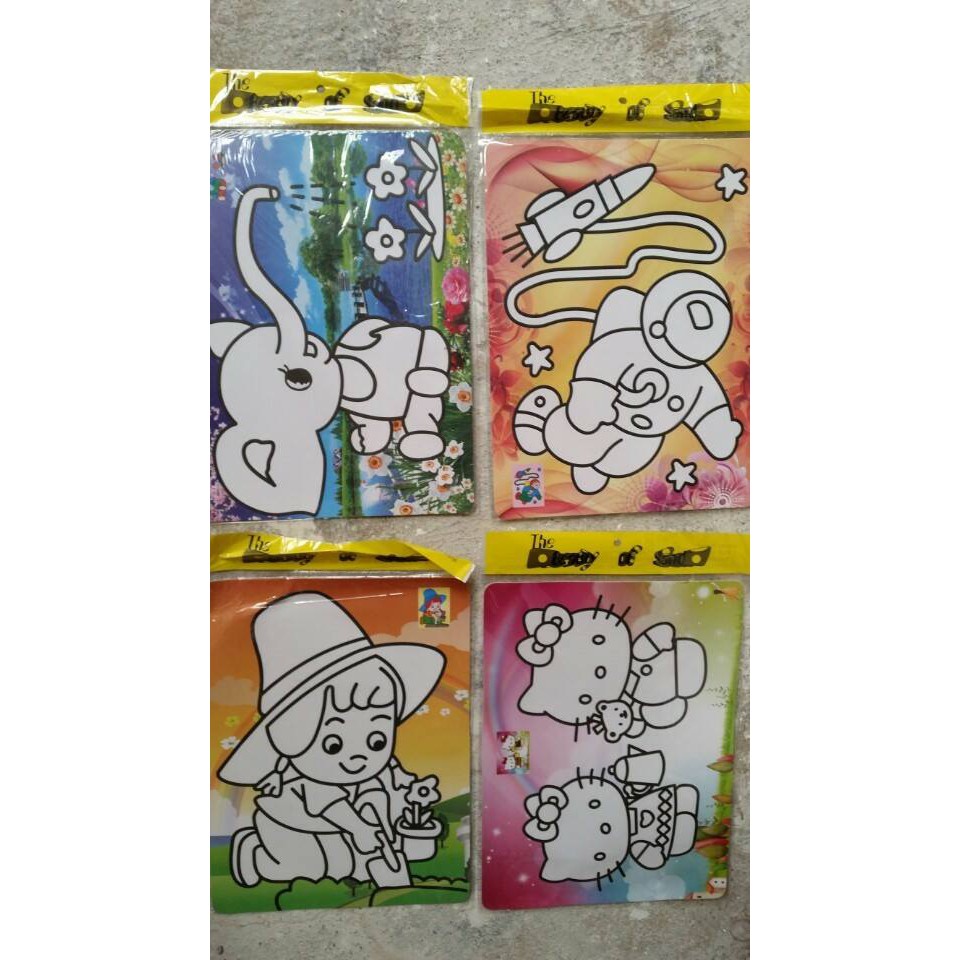100 Tranh cát khổ A4