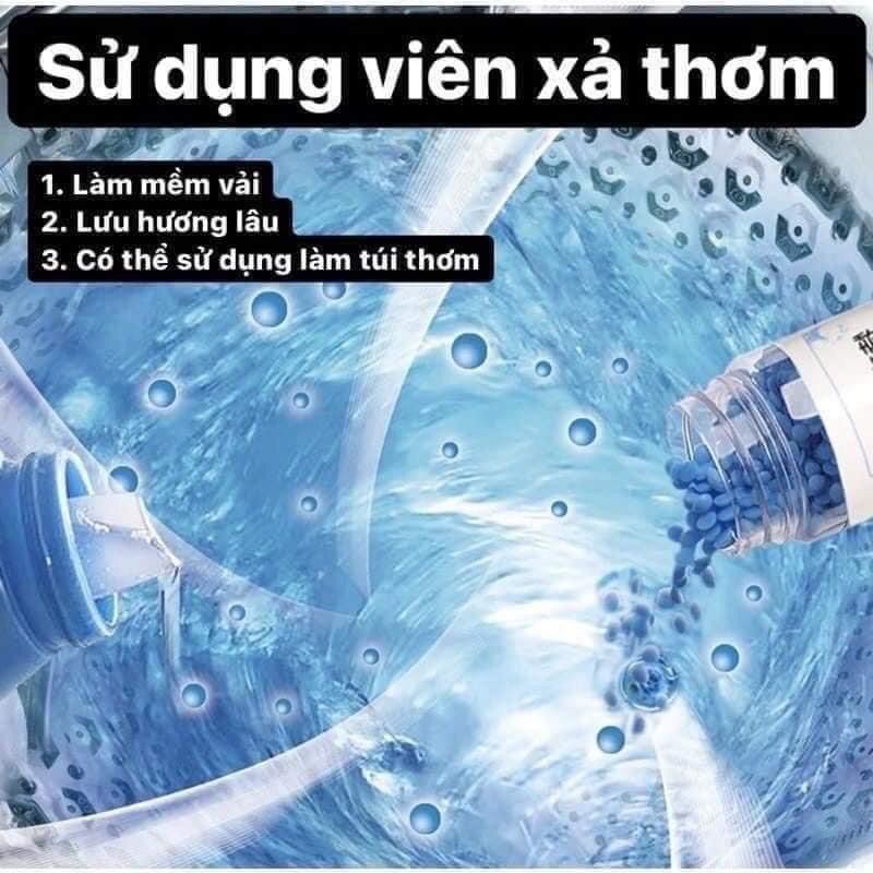 Viên xả thơm quần áo  nội địa, hạt xả lưu hương trên quần áo