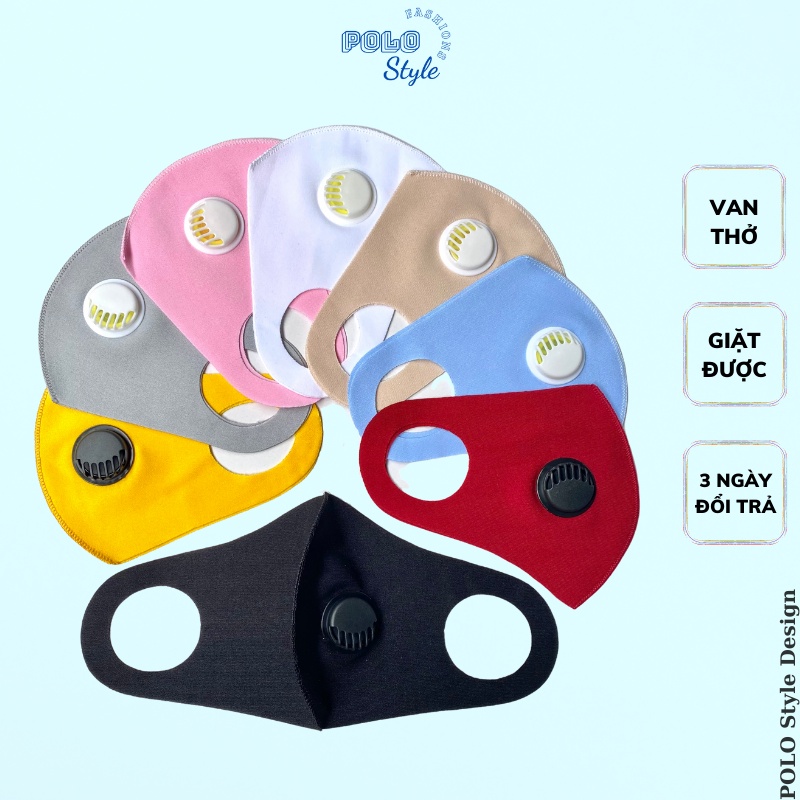 10 Khẩu trang vải 3D - Giặt được, Dễ thở, Chống thấm cực tốt, sử dụng lâu dài