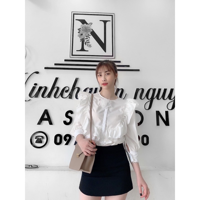 áo sơ mi siêu xinh cho các chị em phù hợp mặc đi làm đi chơi chất sịn xò nha chị em áo xinh sơ mi công chúa 👸🥰🥰🥰🥰🥰
