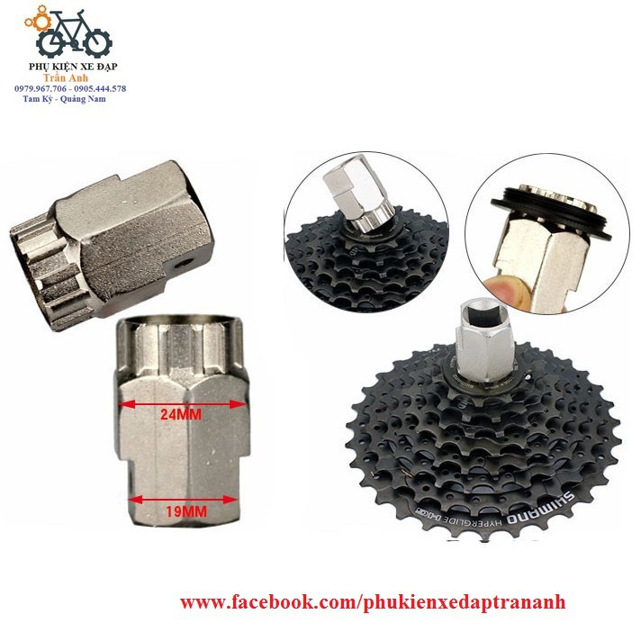Cảo líp thả xe đạp