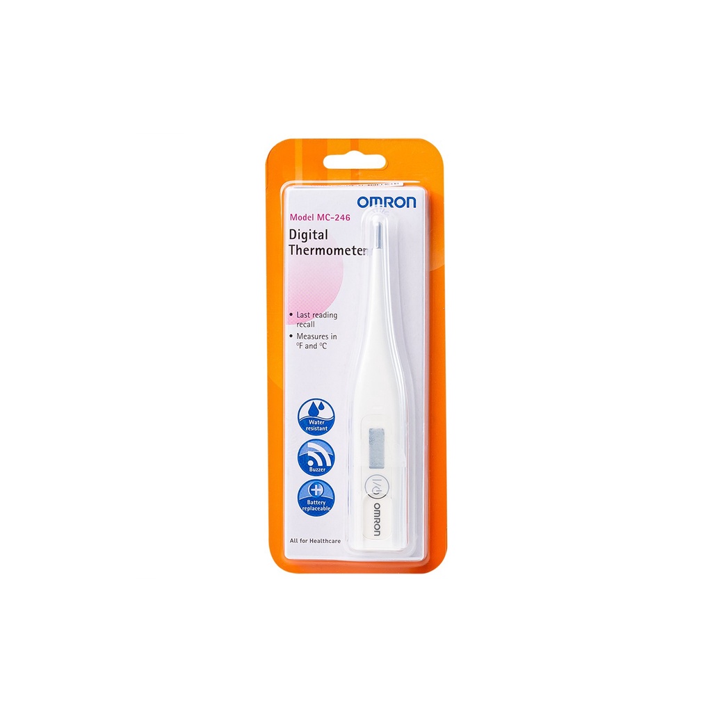 Nhiệt kế điện tử, nhiệt kế kẹp nách Omron MC 246 - Bảo hành 2 năm chính hãng