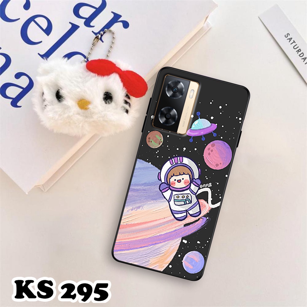 Ốp lưng Oppo A77 - Oppo A77 5G - Ốp in hình Ngân hà &amp; Roro Jumb - Lưng nhám viền TPU