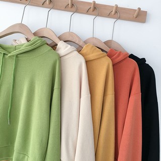 Áo hoodie nỉ trơn basic