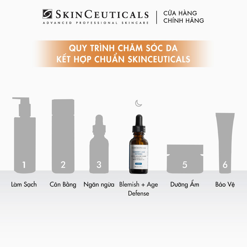 [Mã COSLUX05 giảm 120K] Skinceuticals Blemish + Age Defense giúp kiểm soát bã nhờn và ngăn ngừa hình thành mụn 30ml