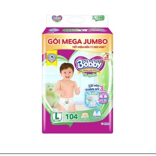 Tã quần bobby mega jumbo l104/xxl84