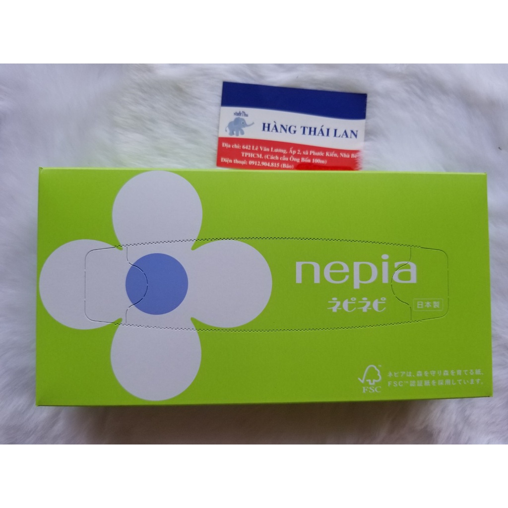 Set 5 Hộp Giấy Ăn Nepia Cao Cấp Nội Địa Nhật- Hộp khăn giấy Nhật Bản