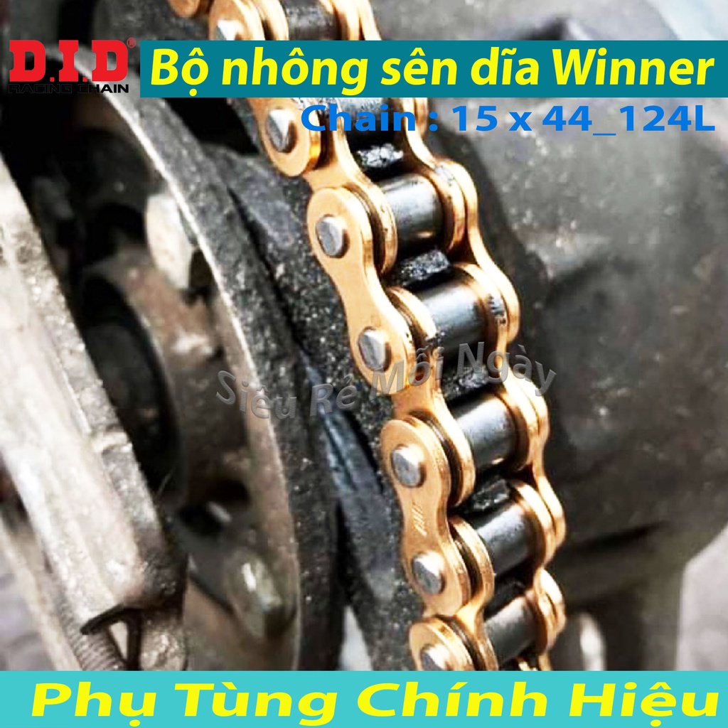 Bộ Nhông Sên Đĩa Winner 150, Winner X Phốt Cao Su Vàng TFX Cải Tiến Mới Của Huyền Thoại TFX Khóa Cài
