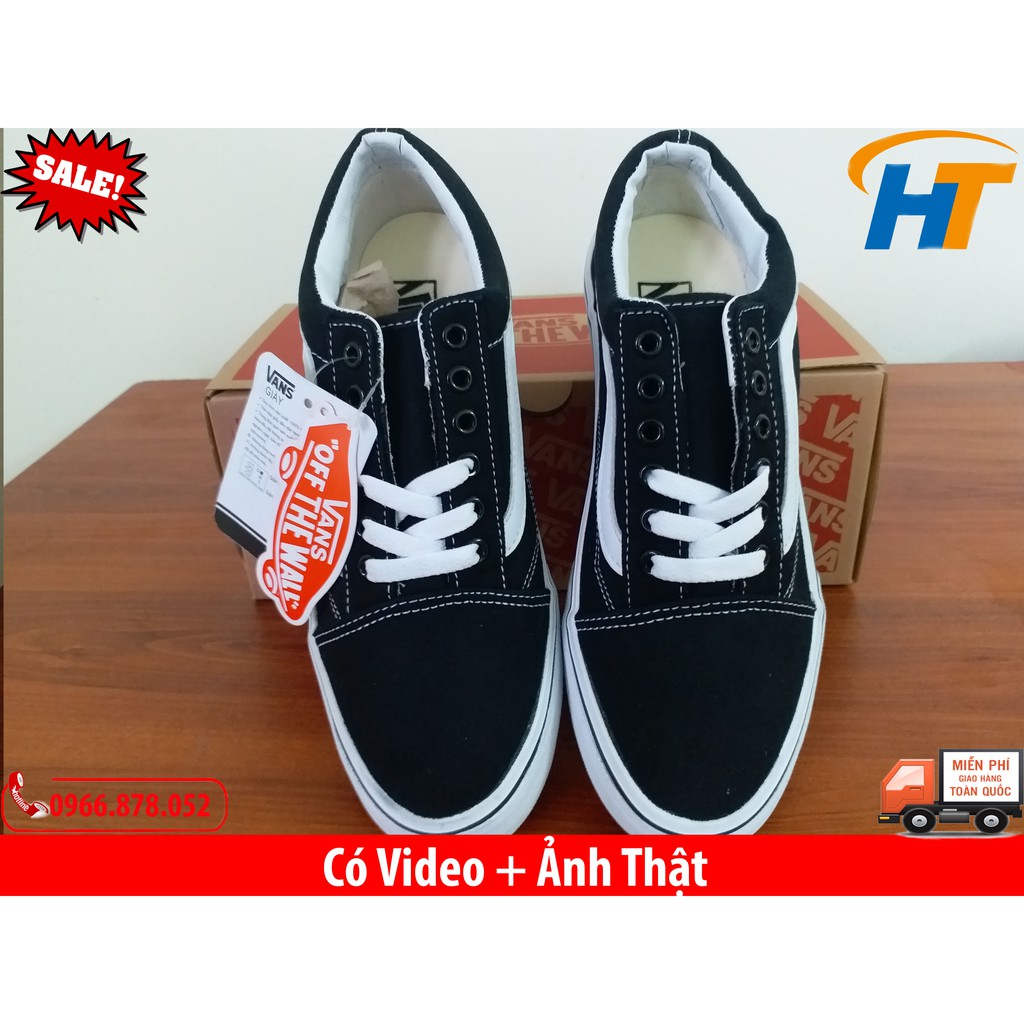 ⚡Giày thể thao van.s old skool đen trắng Nam Nữ | BigBuy360 - bigbuy360.vn