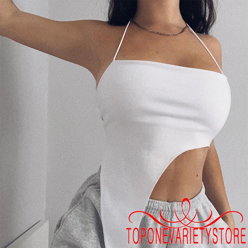 [Mã FAMAYWA giảm 10K đơn 50K] Áo Lửng Hai Dây Màu Trơn Gợi Cảm Cho Nữ | BigBuy360 - bigbuy360.vn