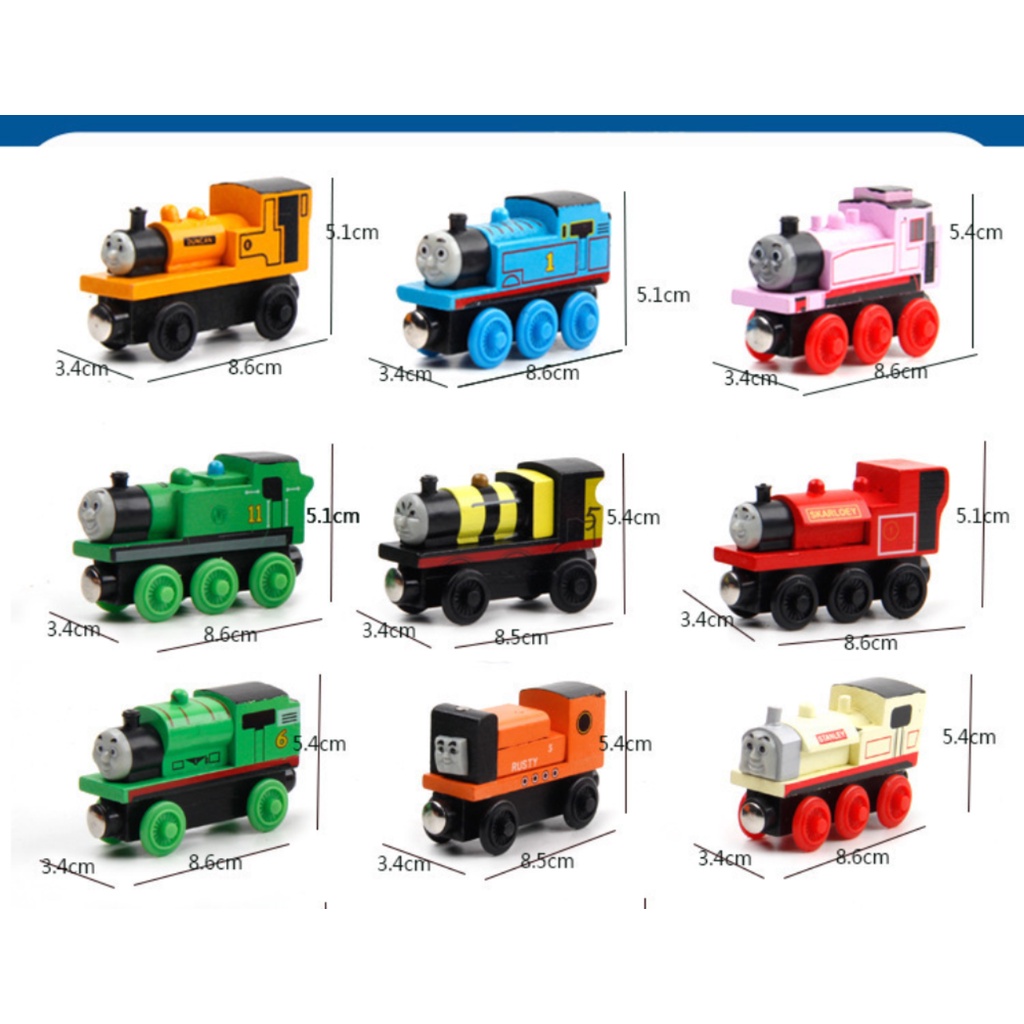 Bộ Đồ Chơi Xe Lửa Thomas and Friends James Petcy Henry Bằng Hợp Kim Nhôm Nam Châm Dễ Thương Cho Bé