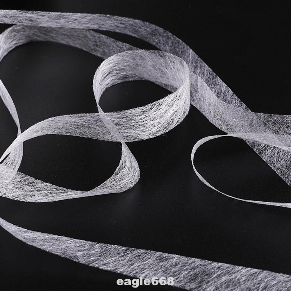70yards /roll Multifunction DIY Craft Double Sided Self Adhesive For Clothes Iron On Web Fabric Fusing Hem Tape