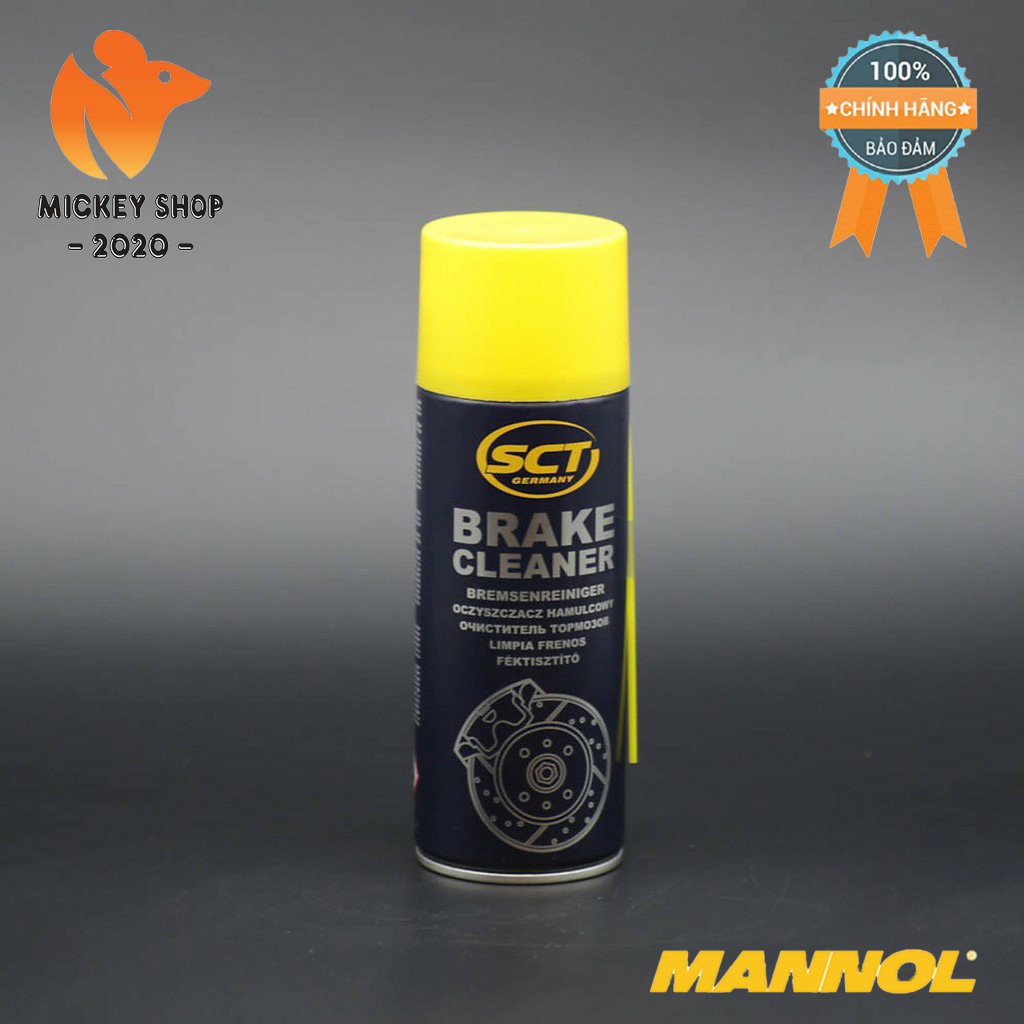 [Pro] Chai Vệ Sinh Hệ Thống Phanh Xe 2 Bánh, 4 Bánh MANNOL 969251 – 450ML SCT-Brake Cleaner – Hàng Đức Chính Hãng