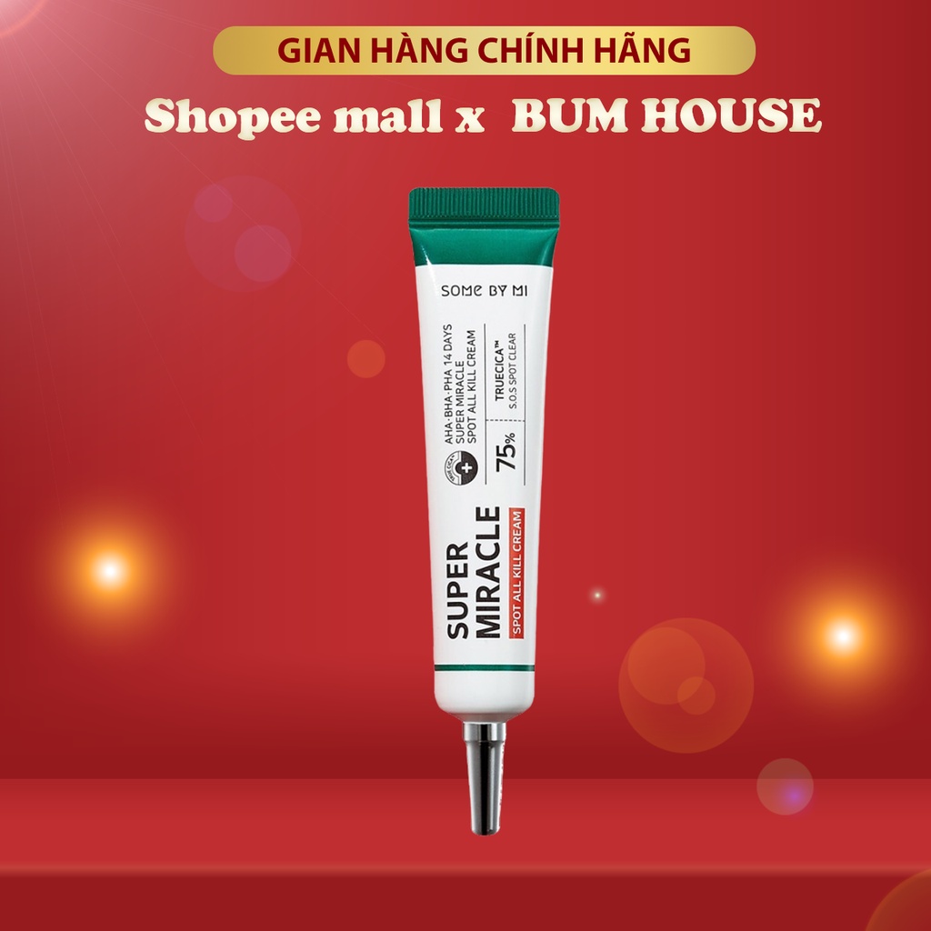 Kem Chấm Mụn Trong 14 Ngày Some By Mi AHA-BHA-PHA 14 DAYS SUPER MIRACLE SPOT 30ml