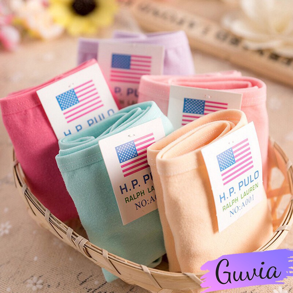 Quần lót nữ trơn kháng khuẩn Pulo QL02 Quần lót nữ cotton siêu thấm hút cao cấp | BigBuy360 - bigbuy360.vn
