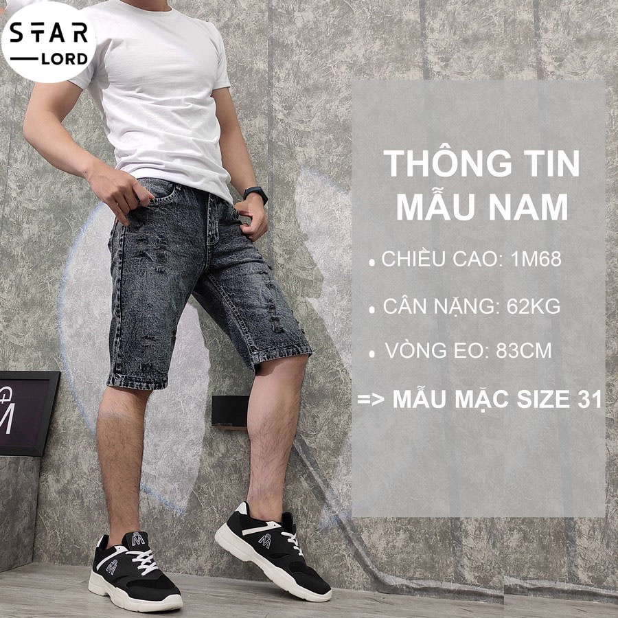Quần short nam vải jean dày đẹp chuẩn form dáng SL415 StarLord