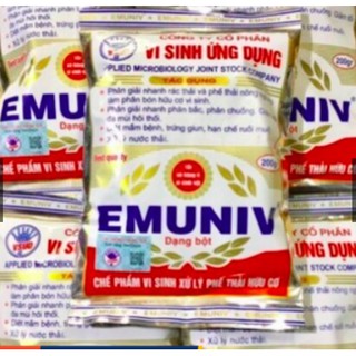 COMBO-10 GÓI (2kg)CHẾ PHẨM VI SINH XỬ LÝ PHẾ THẢI HỮU CƠ EMUNIV