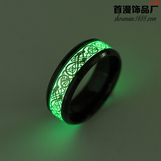 Nhẫn Titan Hình Rồng Phát Quang Mới 2020