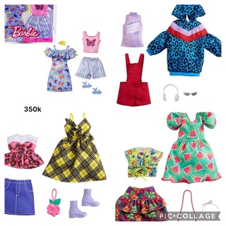 Quần áo búp bê Barbie giá rẻ, mới nguyên box chính hãng, nhập Mỹ.