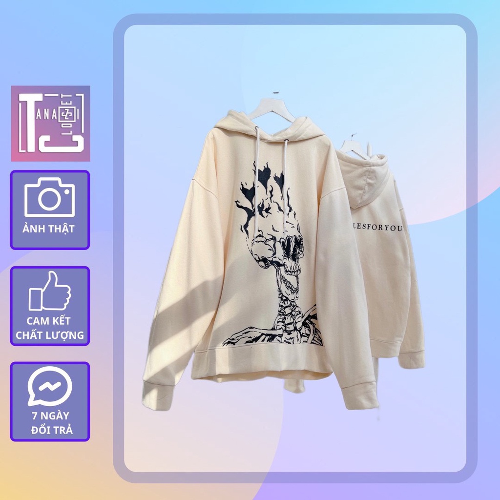 [sẵn]Áo Hoodies tay dài form rộng in chữ You
