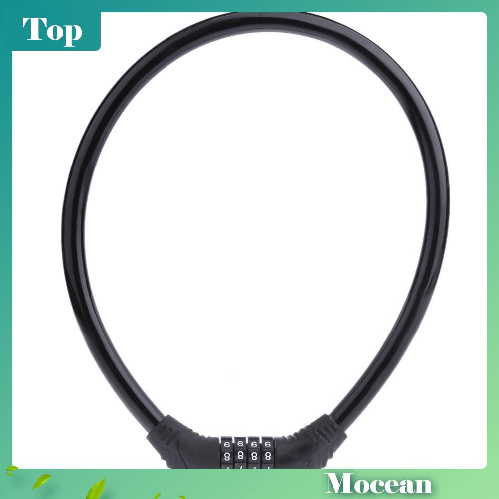 Vòng khóa mật mã 4 chữ số chống trộm cho xe mô tô / xe đạp