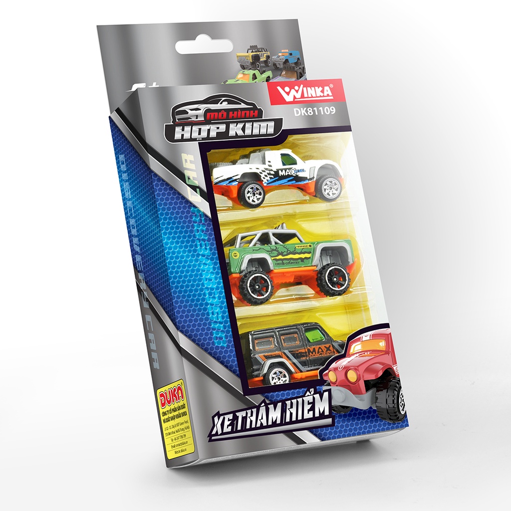 Mô Hình Hợp Kim - Xe Thám Hiểm DK 81109 - Duka
