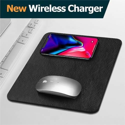 Qi Wireless Charger Charging Pad Mouse Pad Mat Multifunctional Non-Slip