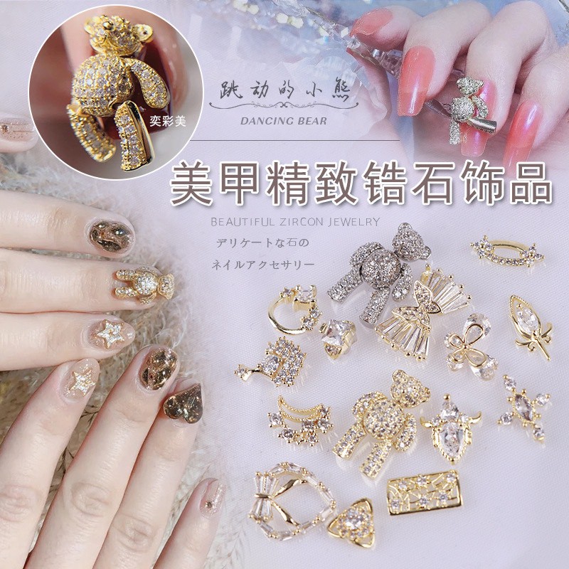 Charm - Phụ Kiến Đá Đính Trang Trí Móng Làm Nail