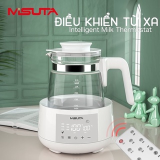 Máy đun nước pha sữa misuta,1,2l giữ ấm 24h, khử clo, máy hâm nước, bình nấu nước pha sữa