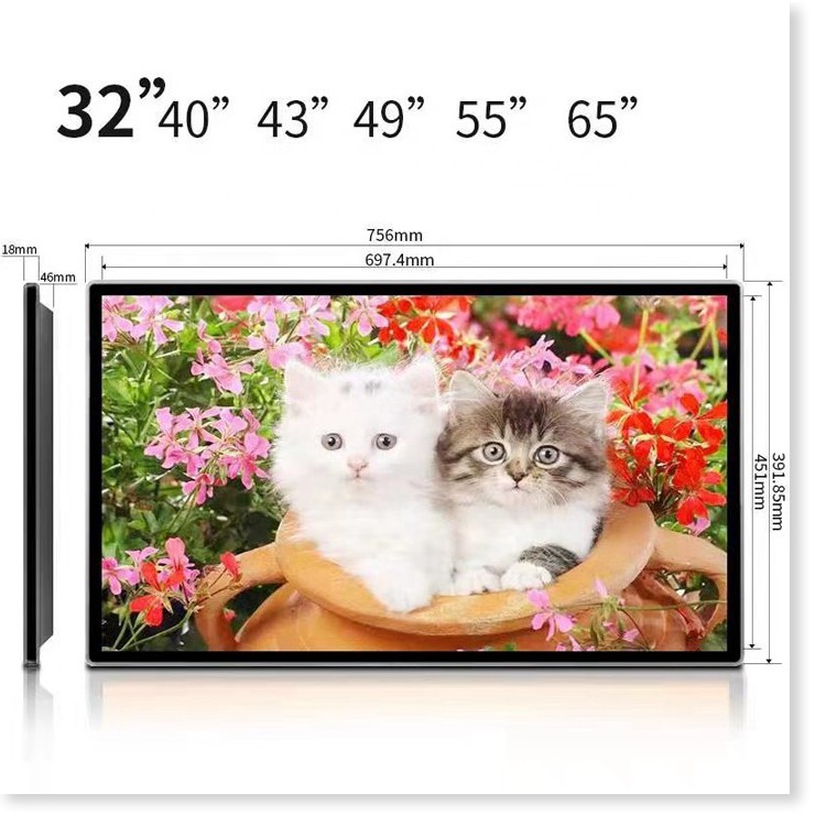 Màn hình quảng cáo treo tường Samsung 22 inch Ngoài trời, Sử dụng USB